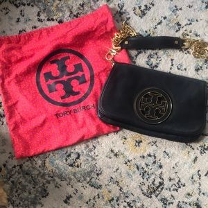 Tory Burch Bags-Black Logo crossbody